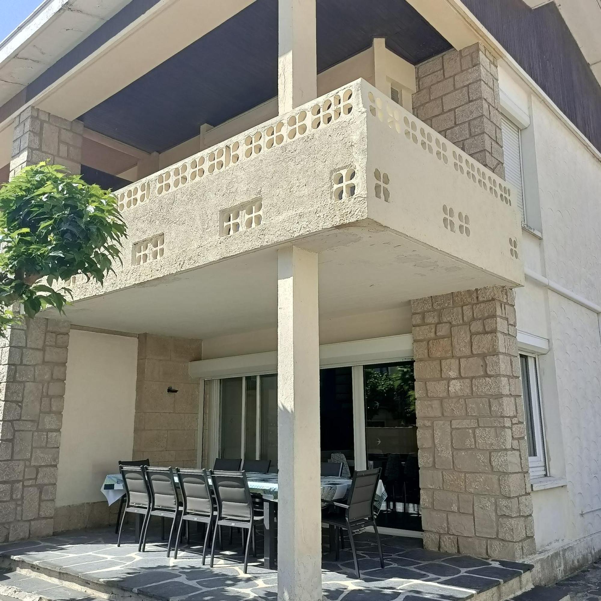 Location Bord De Mer, Villa De Vacances 6-8 Personnes - Jardin Valras-Plage Luaran gambar
